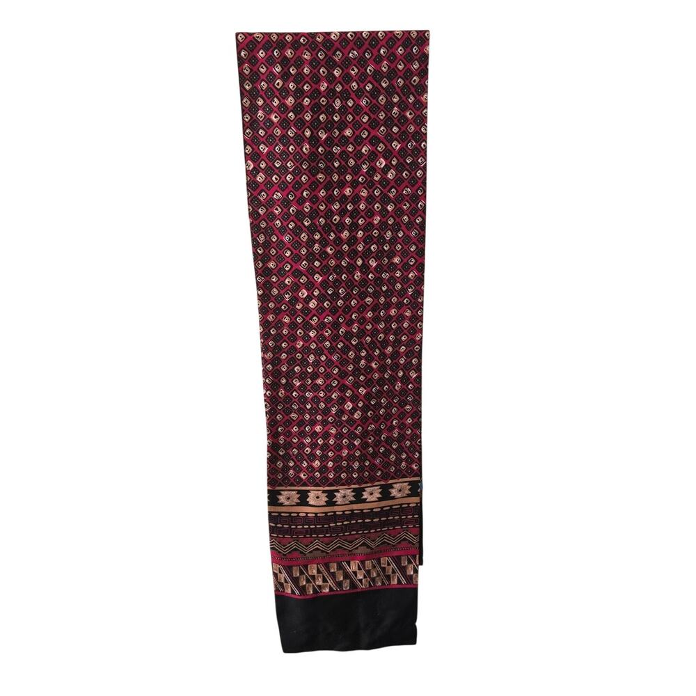 Vintage Colorful Patterned Scarf